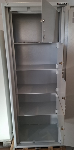Szafa metalowa pancerna Konsmetal SZS1C, 295 kg, klas S1 otwarta