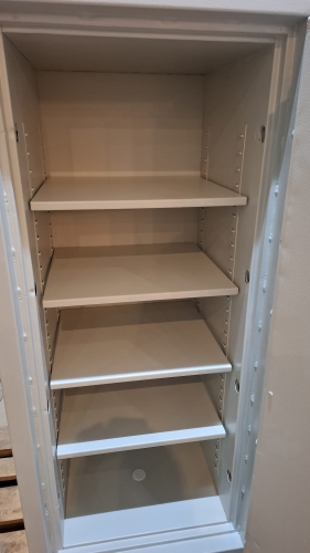 Sejf kasa pancerna Konsmetal KPP 150, 1140 kg, IV klasa, dwa zamki otwarta