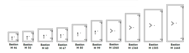 sejf klasy II  VALBERG Bastion M1368