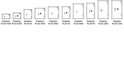 sejf klasa II  VALBERG PROTECTOR PLUS 6465